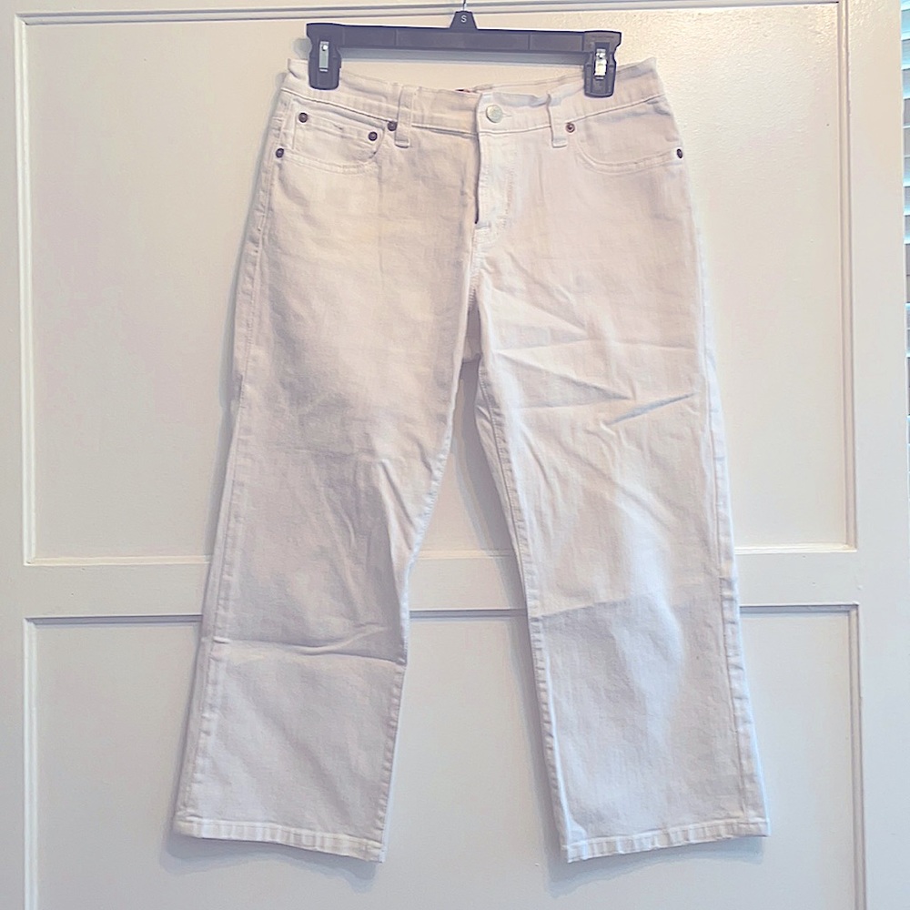 Lucky Brand White Crop Pants